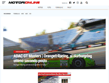 Tablet Screenshot of motorsport.motorionline.com
