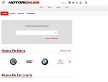 Tablet Screenshot of listino.motorionline.com