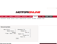 Tablet Screenshot of annunci.motorionline.com
